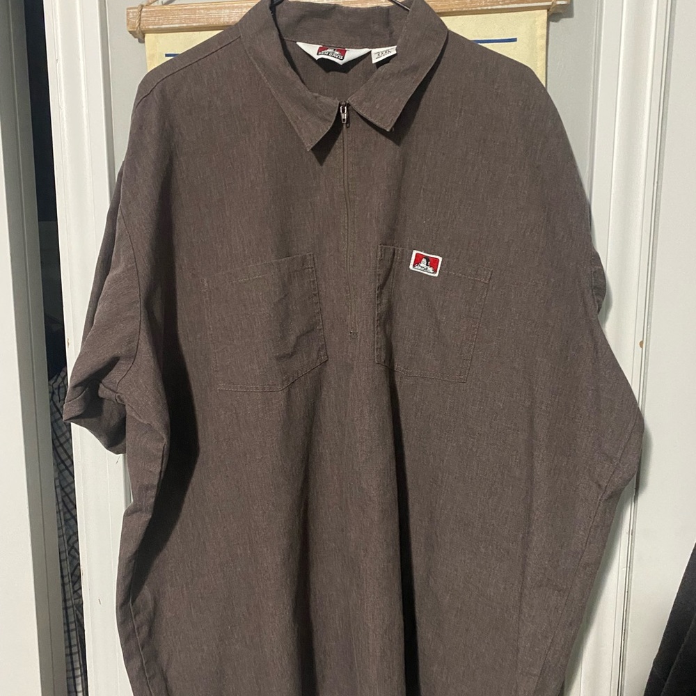 Ben Davis Brown Work Shirt Size 3XL